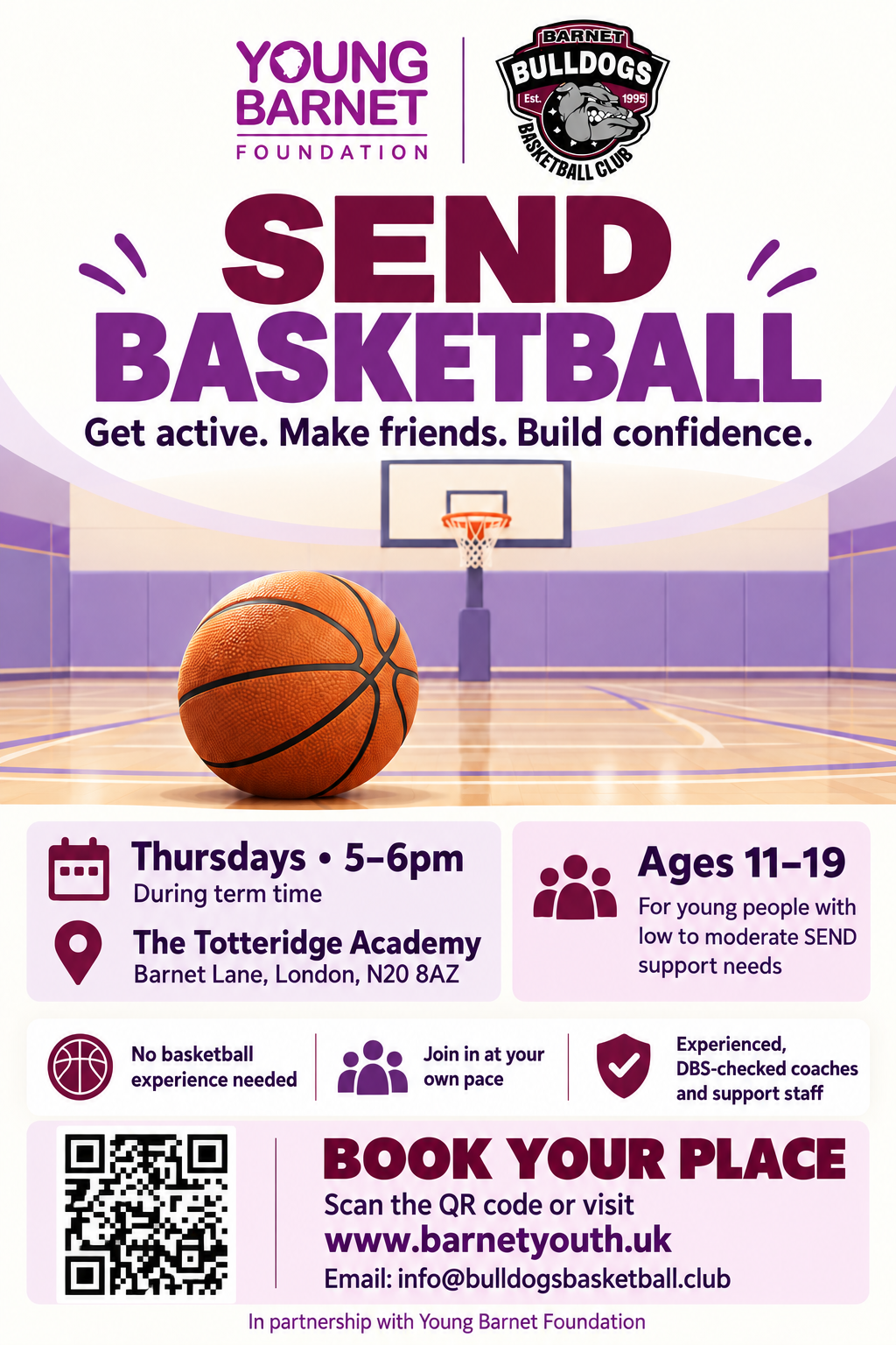 Free Weekly SEND Basketball Sessions